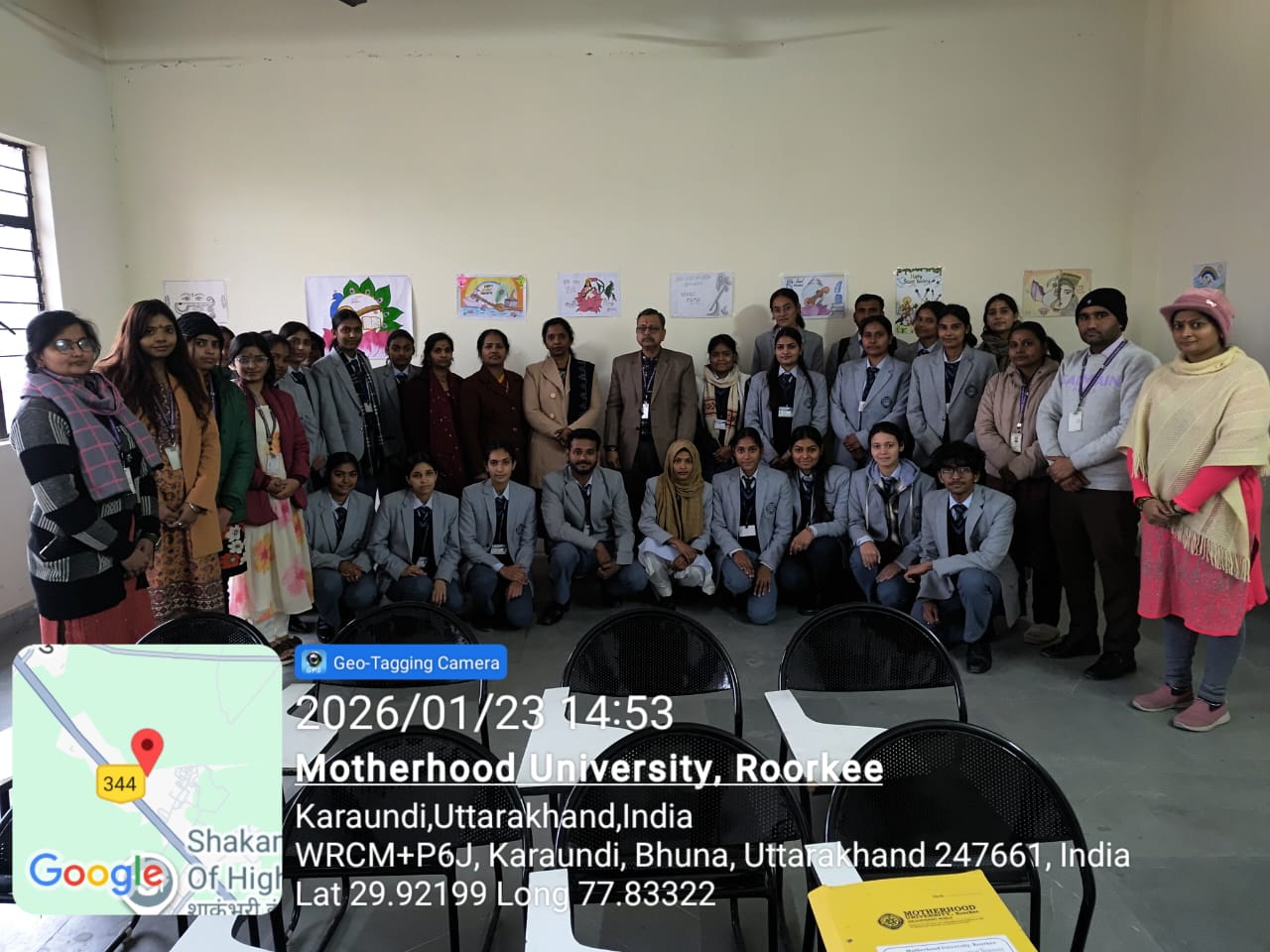 बसंत पंचमी के शुभ अवसर पर मदरहुड विश्वविद्यालय, रुड़की, फैकल्टी ऑफ कॉमर्स एंड बिज़नेस स्टडीज़ द्वारा पोस्टर मेकिंग प्रतियोगिता का सफल आयोजन।